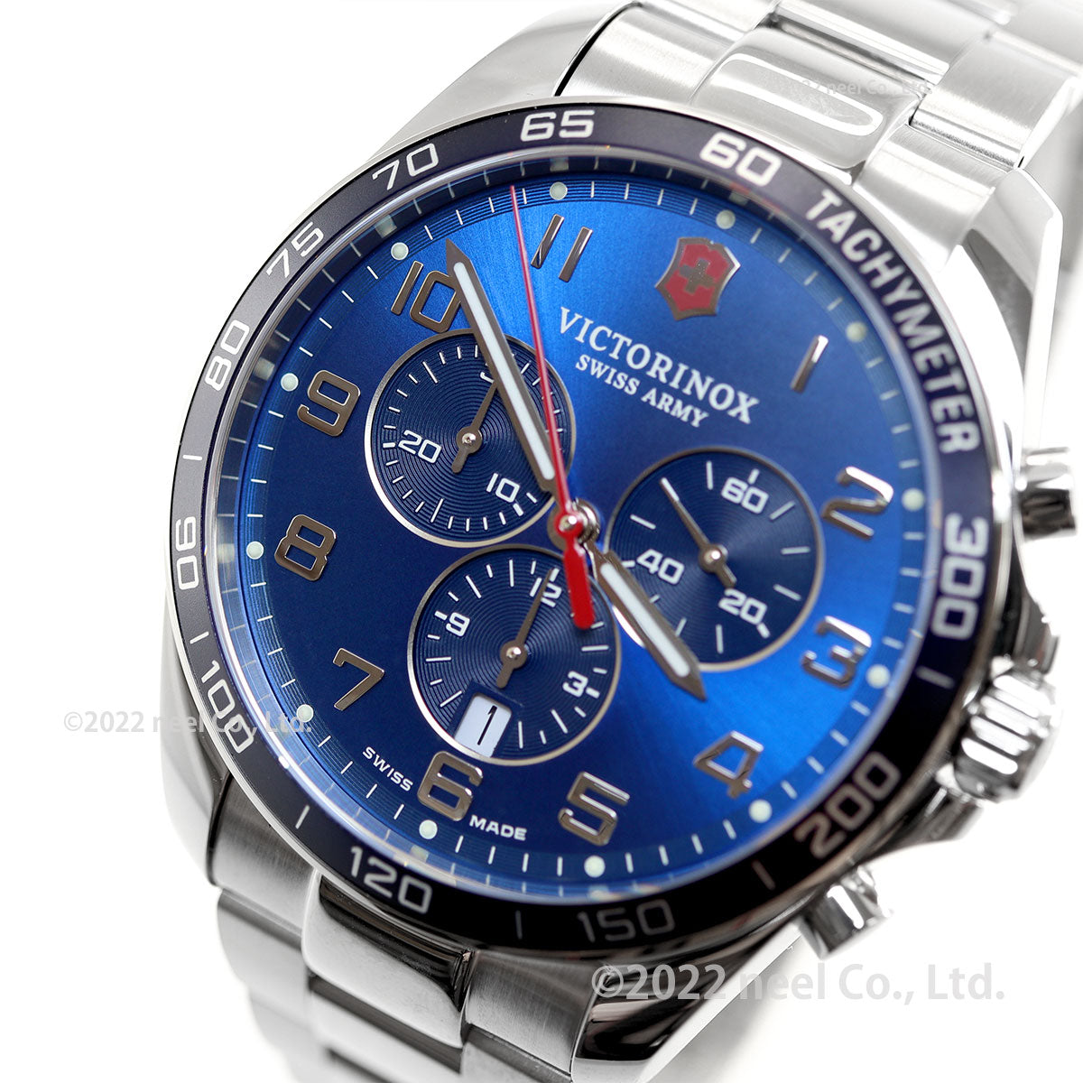 ビクトリノックス 時計 メンズ VICTORINOX 腕時計 241901 フィールドフォース クラシッククロ FieldForce Classic Chrono ブルー