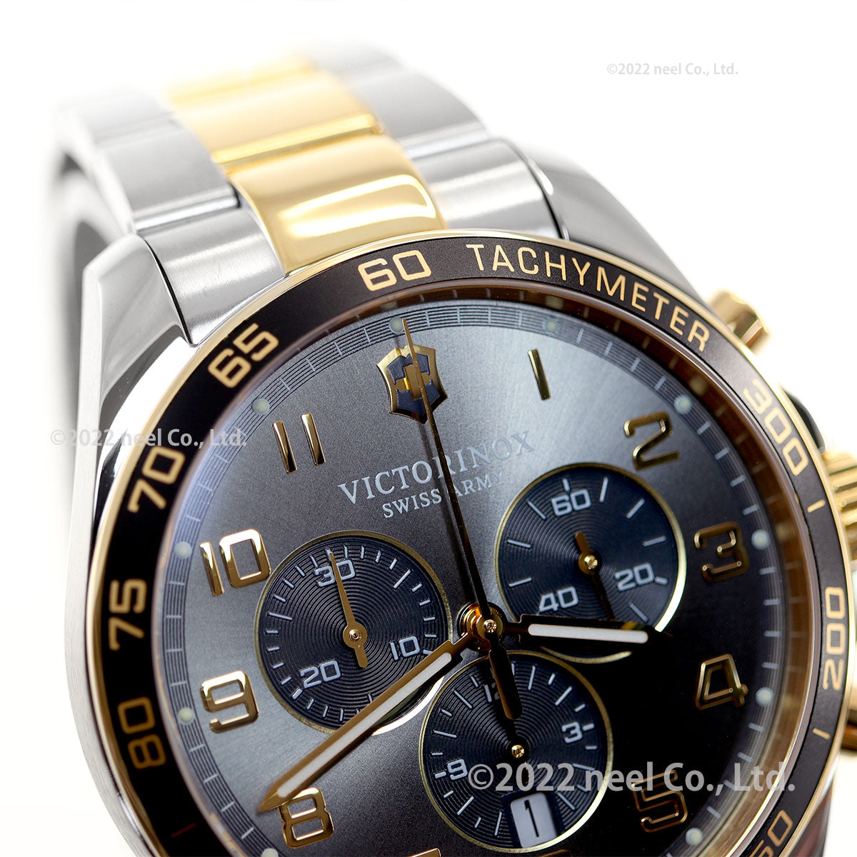 ビクトリノックス 時計 メンズ VICTORINOX 腕時計 241902 フィールドフォース クラシッククロ FieldForce Classic Chrono ダークグレー