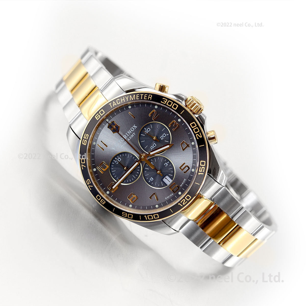 ビクトリノックス 時計 メンズ VICTORINOX 腕時計 241902 フィールドフォース クラシッククロ FieldForce Classic Chrono ダークグレー