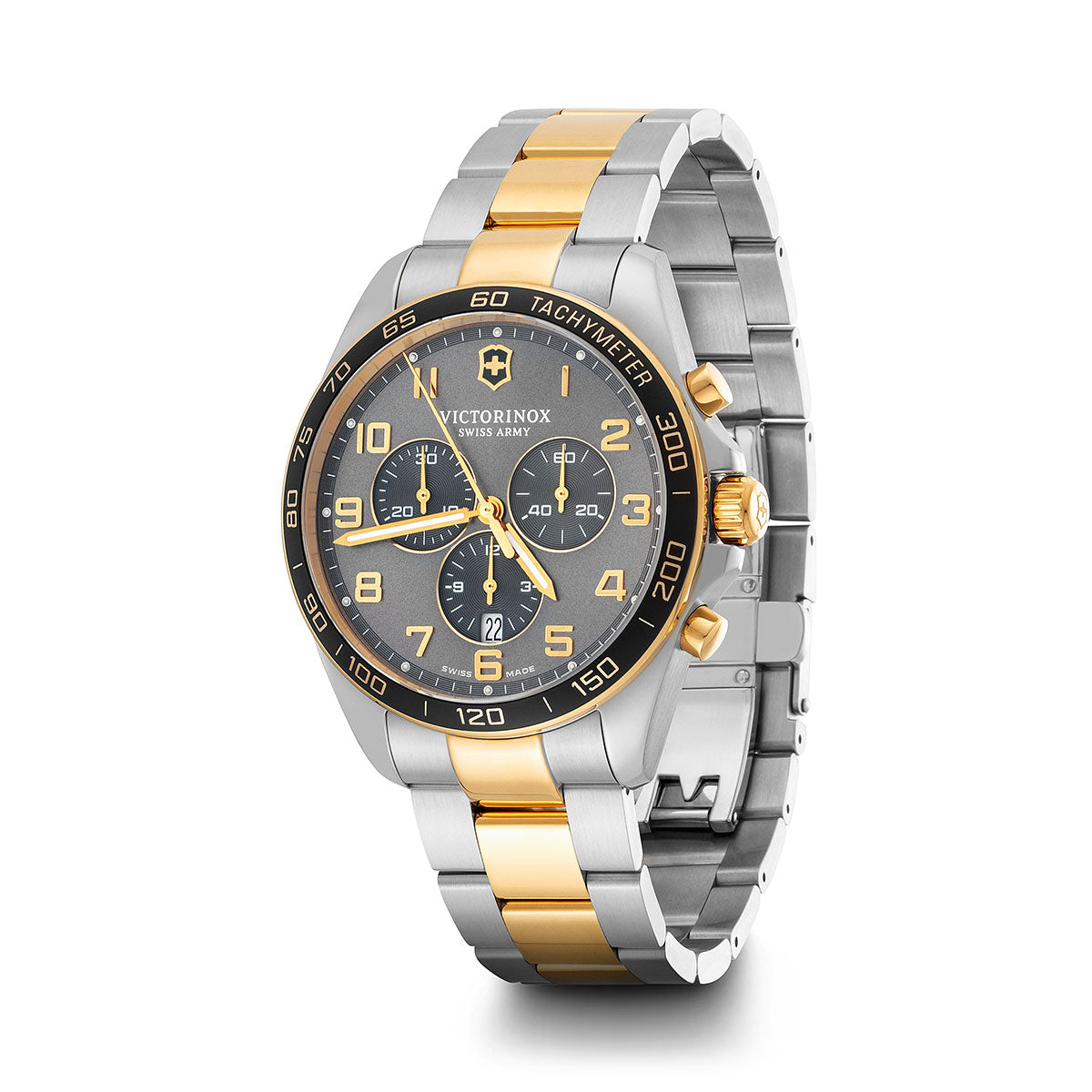ビクトリノックス 時計 メンズ VICTORINOX 腕時計 241902 フィールドフォース クラシッククロ FieldForce Classic Chrono ダークグレー