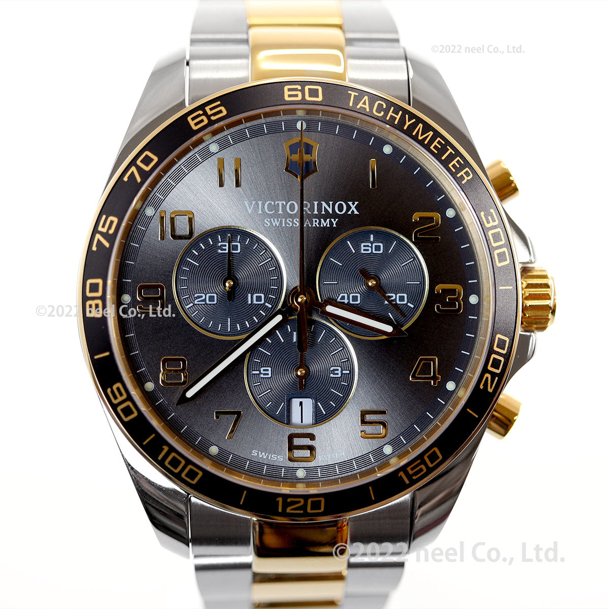 ビクトリノックス 時計 メンズ VICTORINOX 腕時計 241902 フィールドフォース クラシッククロ FieldForce Classic Chrono ダークグレー
