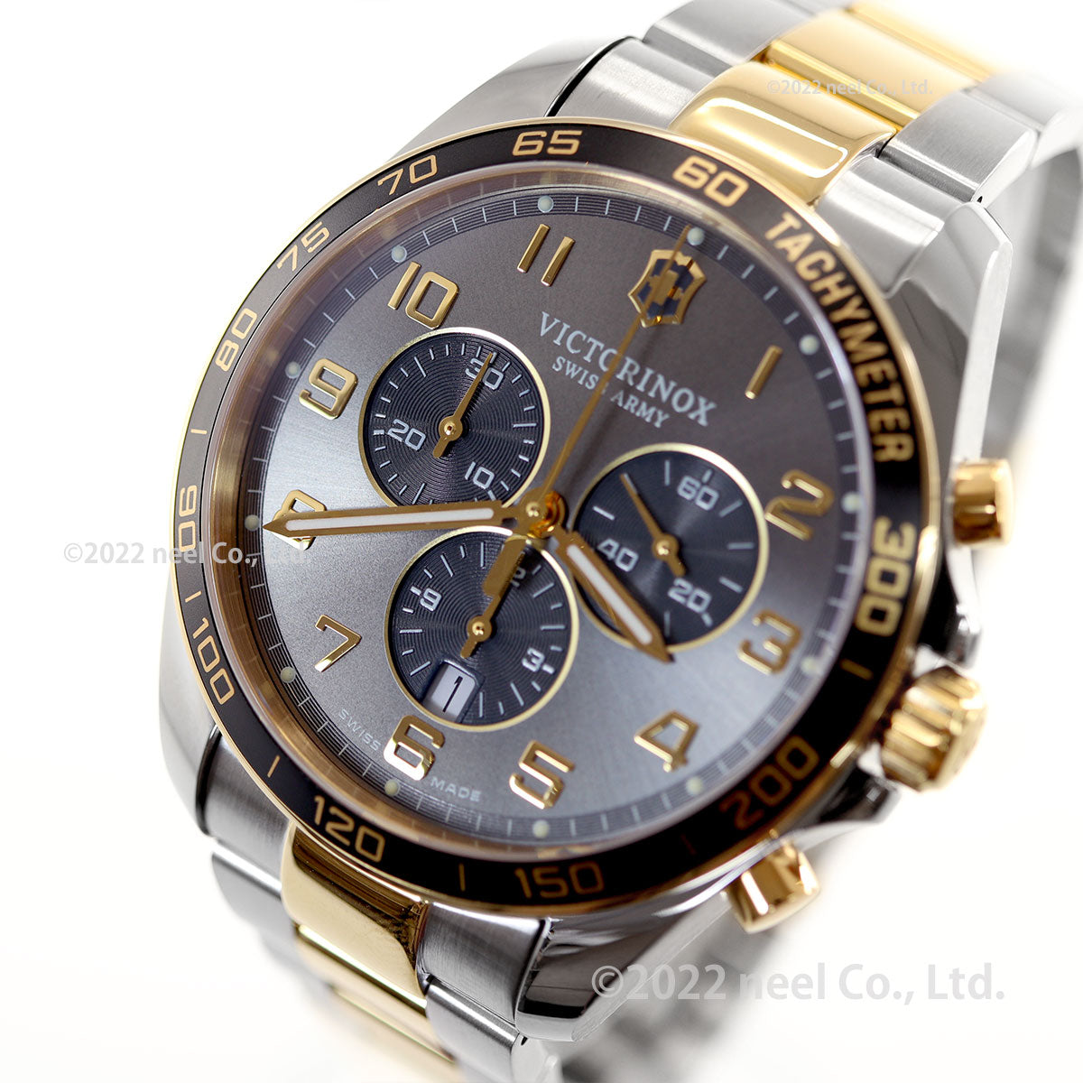 ビクトリノックス 時計 メンズ VICTORINOX 腕時計 241902 フィールドフォース クラシッククロ FieldForce Classic Chrono ダークグレー