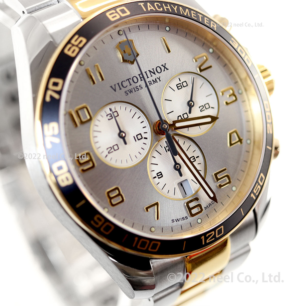ビクトリノックス 時計 メンズ VICTORINOX 腕時計 241903 フィールドフォース クラシッククロ FieldForce Classic Chrono グレー