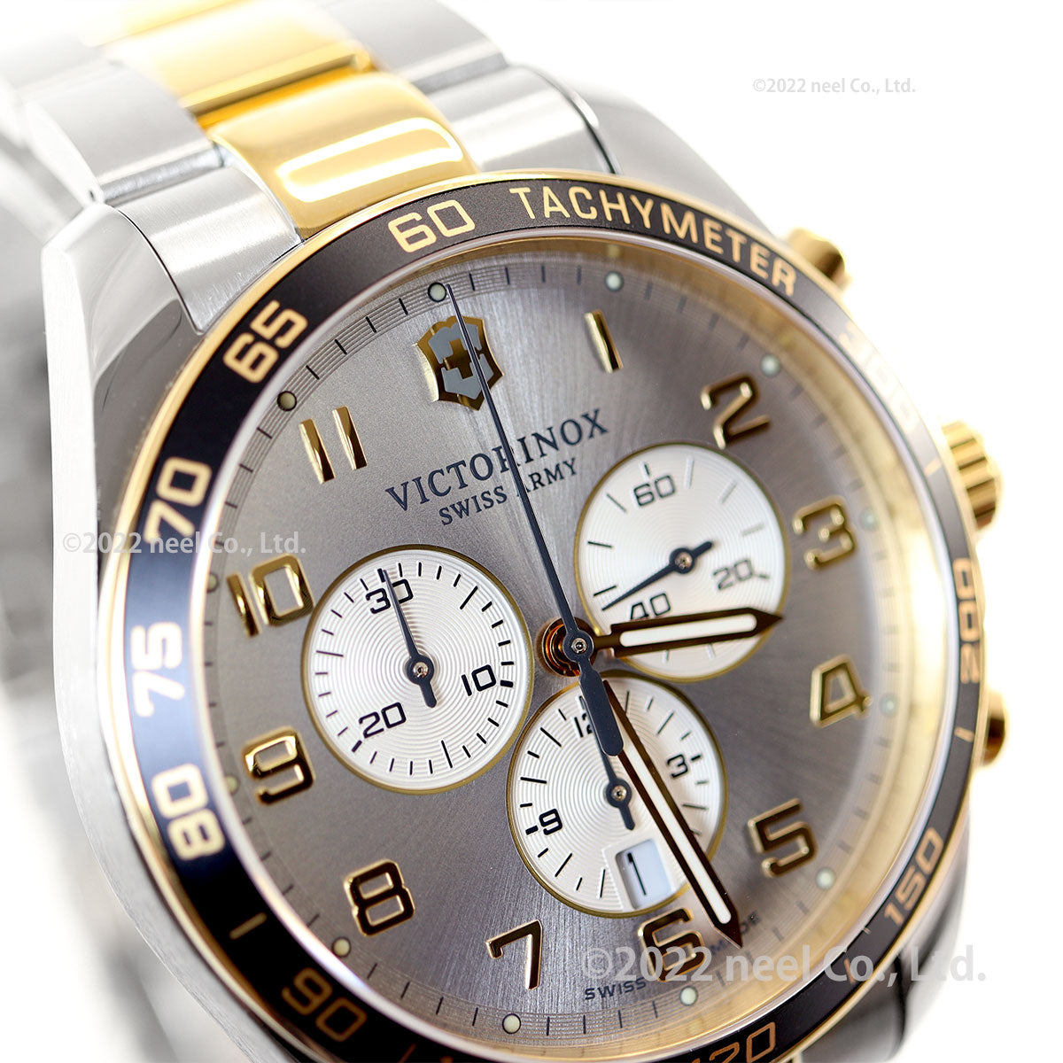 ビクトリノックス 時計 メンズ VICTORINOX 腕時計 241903 フィールドフォース クラシッククロ FieldForce Classic Chrono グレー