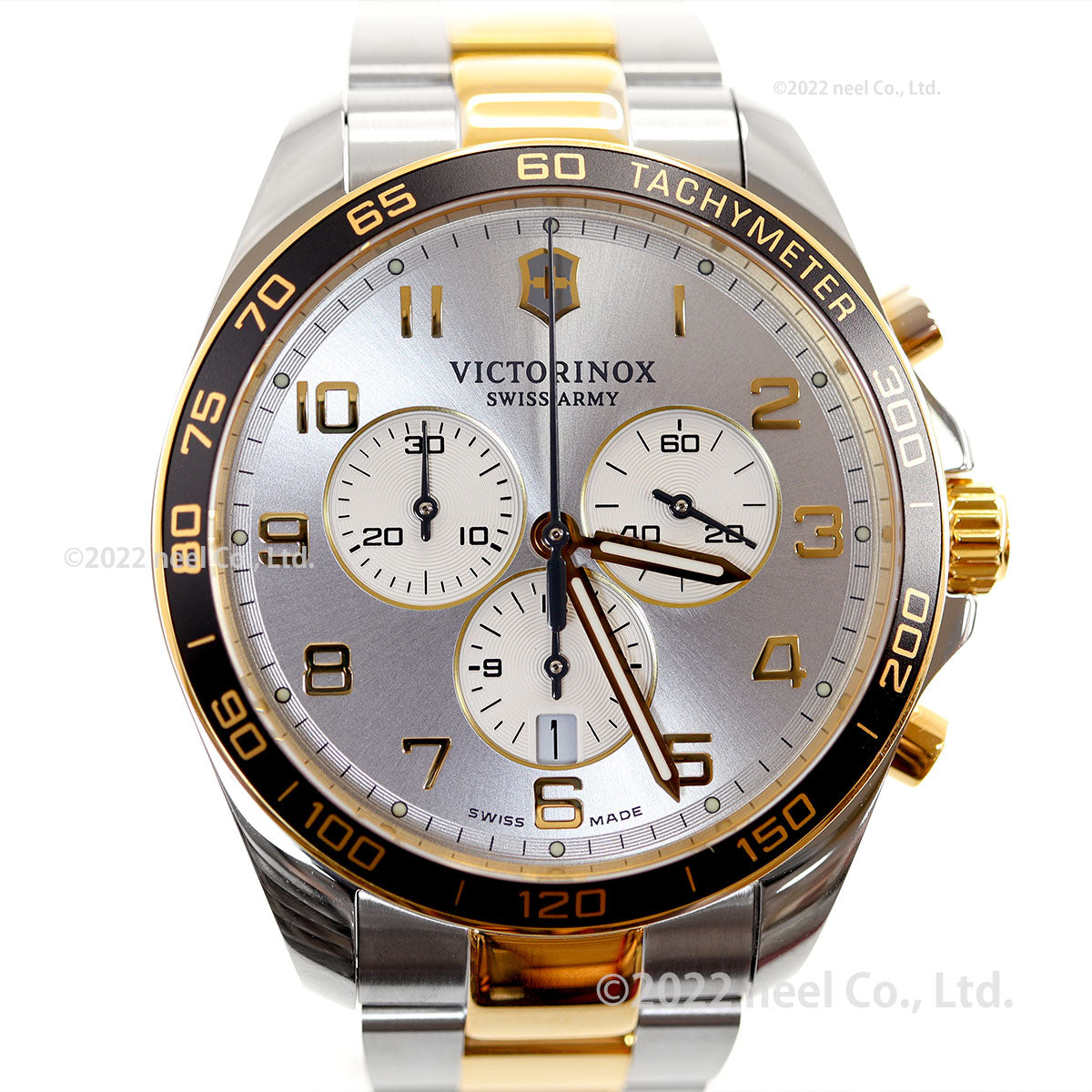 ビクトリノックス 時計 メンズ VICTORINOX 腕時計 241903 フィールドフォース クラシッククロ FieldForce Classic Chrono グレー