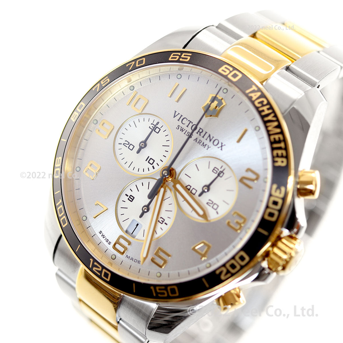 ビクトリノックス 時計 メンズ VICTORINOX 腕時計 241903 フィールドフォース クラシッククロ FieldForce Classic Chrono グレー
