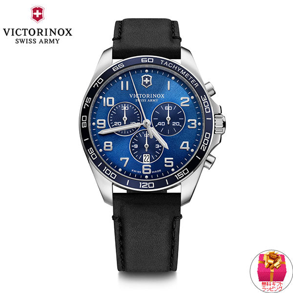 ビクトリノックス 時計 メンズ VICTORINOX 腕時計 241929 フィールドフォース クラシッククロ FieldForce Classic Chrono ブルー