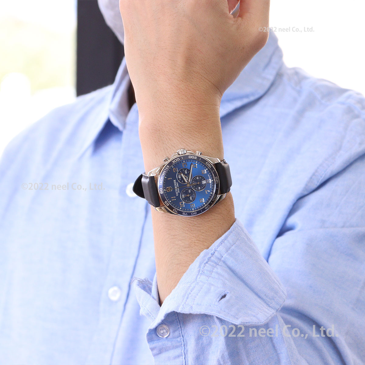 ビクトリノックス 時計 メンズ VICTORINOX 腕時計 241929 フィールドフォース クラシッククロ FieldForce Classic Chrono ブルー