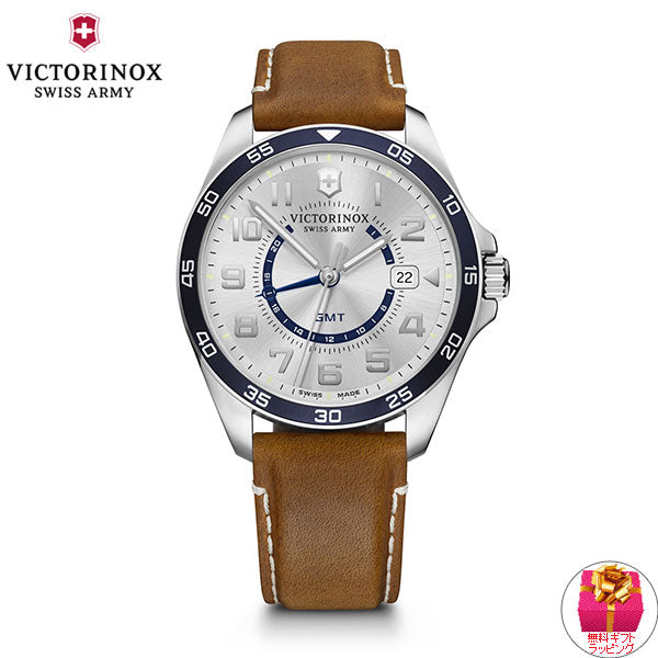 ビクトリノックス 時計 メンズ VICTORINOX 腕時計 241931 フィールドフォース クラシック FIELD FORCE Classic GMT シルバー