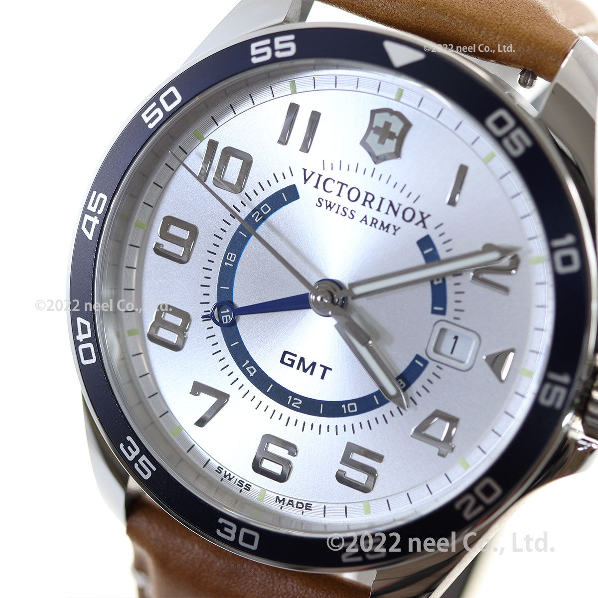 ビクトリノックス 時計 メンズ VICTORINOX 腕時計 241931 フィールドフォース クラシック FIELD FORCE Classic GMT シルバー