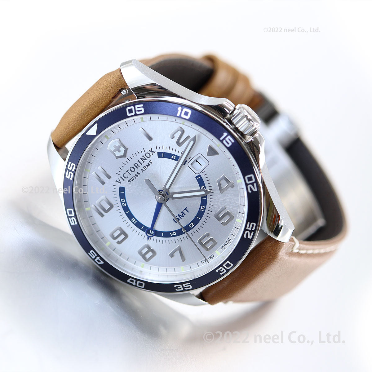 ビクトリノックス 時計 メンズ VICTORINOX 腕時計 241931 フィールドフォース クラシック FIELD FORCE Classic GMT シルバー