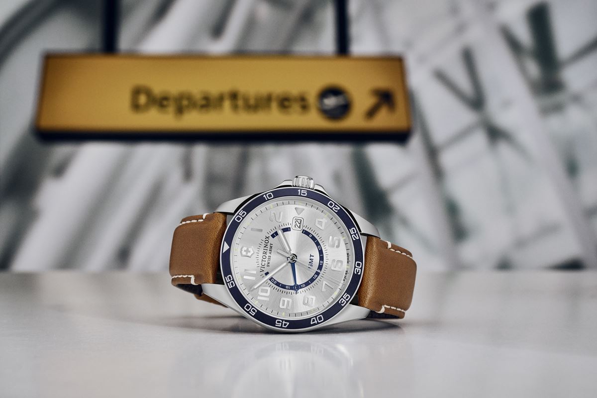 ビクトリノックス 時計 メンズ VICTORINOX 腕時計 241931 フィールドフォース クラシック FIELD FORCE Classic GMT シルバー