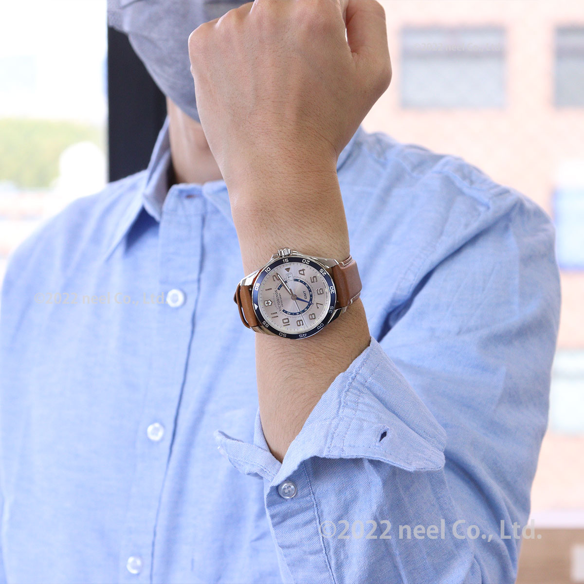 ビクトリノックス 時計 メンズ VICTORINOX 腕時計 241931 フィールドフォース クラシック FIELD FORCE Classic GMT シルバー