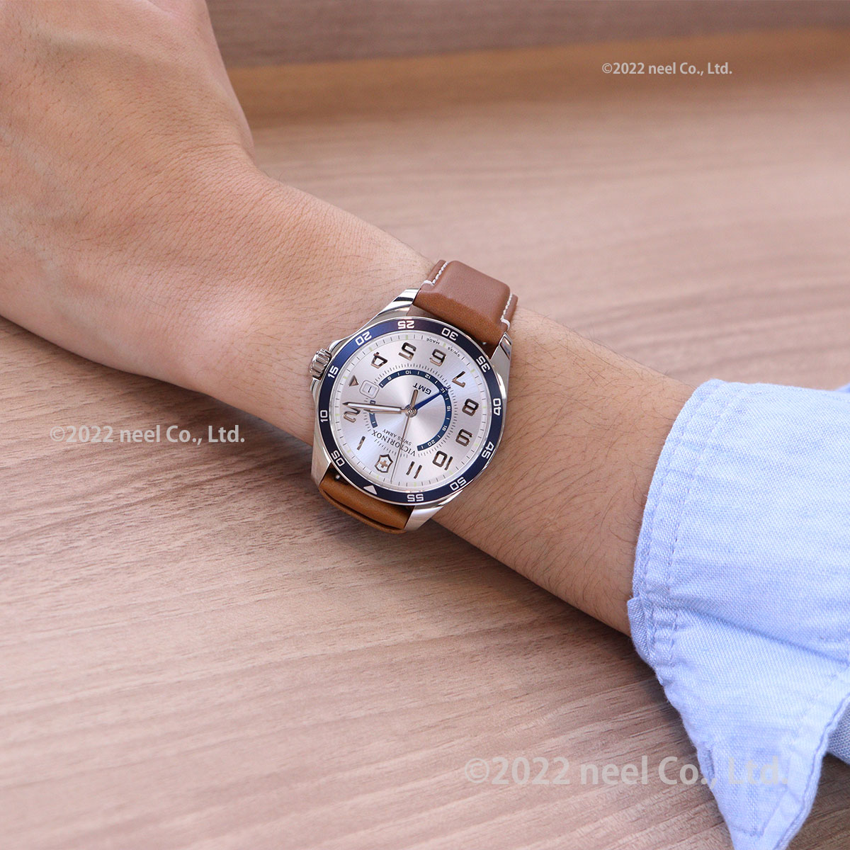 ビクトリノックス 時計 メンズ VICTORINOX 腕時計 241931 フィールドフォース クラシック FIELD FORCE Classic GMT シルバー