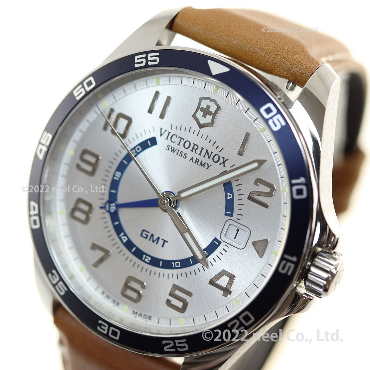 ビクトリノックス 時計 メンズ VICTORINOX 腕時計 241931 フィールドフォース クラシック FIELD FORCE Classic GMT シルバー