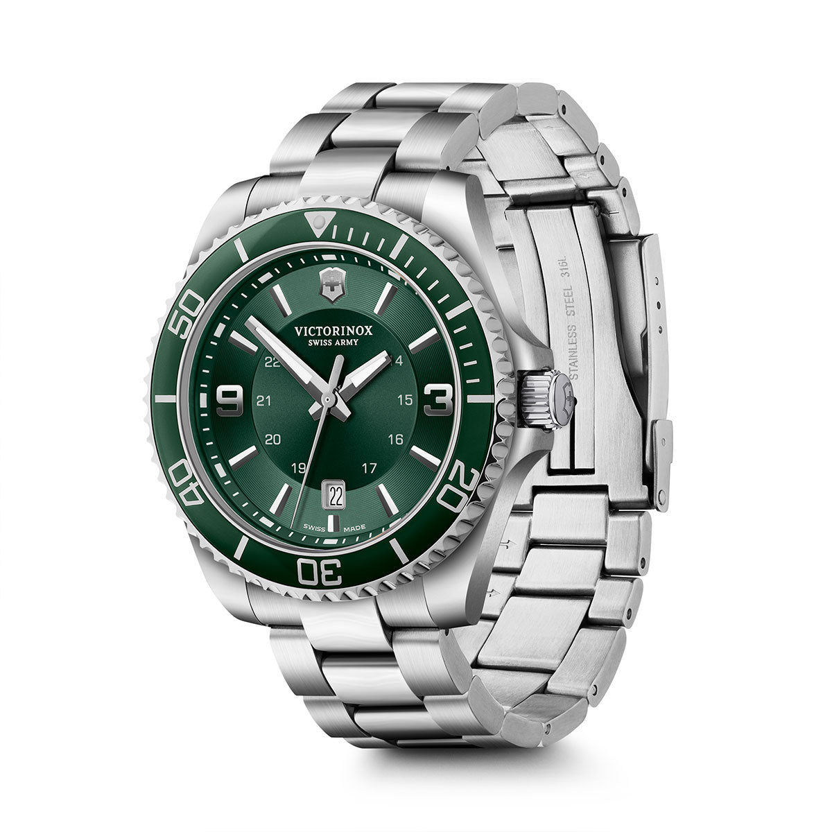 ビクトリノックス 時計 メンズ VICTORINOX 腕時計 241934 マーベリック ラージ Maverick Large グリーン