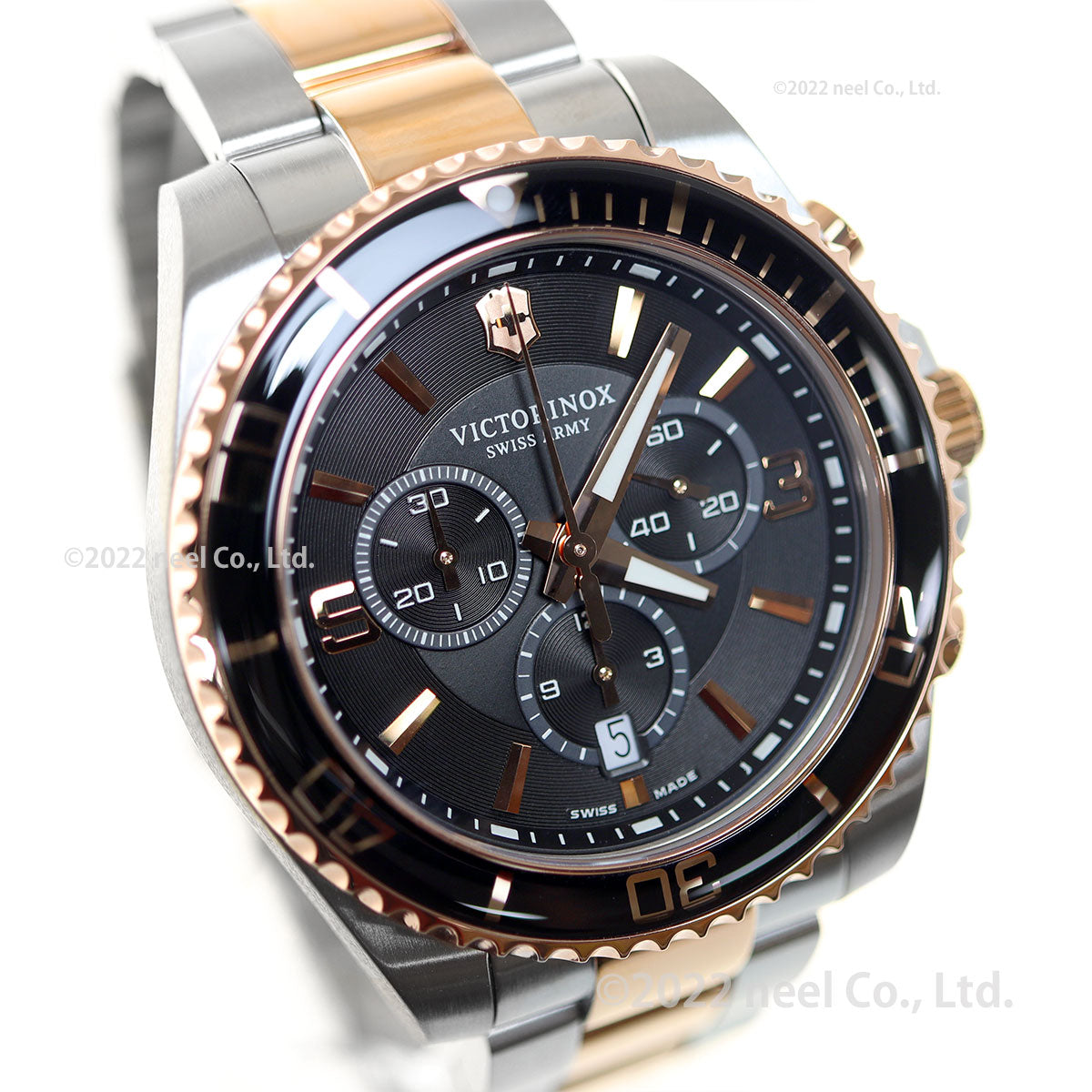 ビクトリノックス 時計 メンズ VICTORINOX 腕時計 241952 マーベリック クロノグラフ Maverick Chronograph ブラック