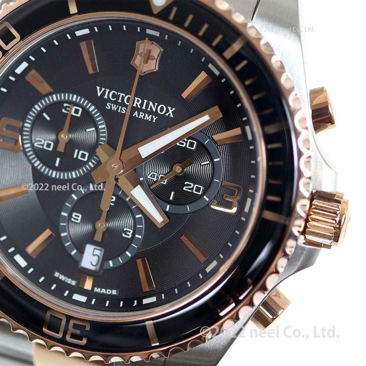 ビクトリノックス 時計 メンズ VICTORINOX 腕時計 241952 マーベリック クロノグラフ Maverick Chronograph ブラック
