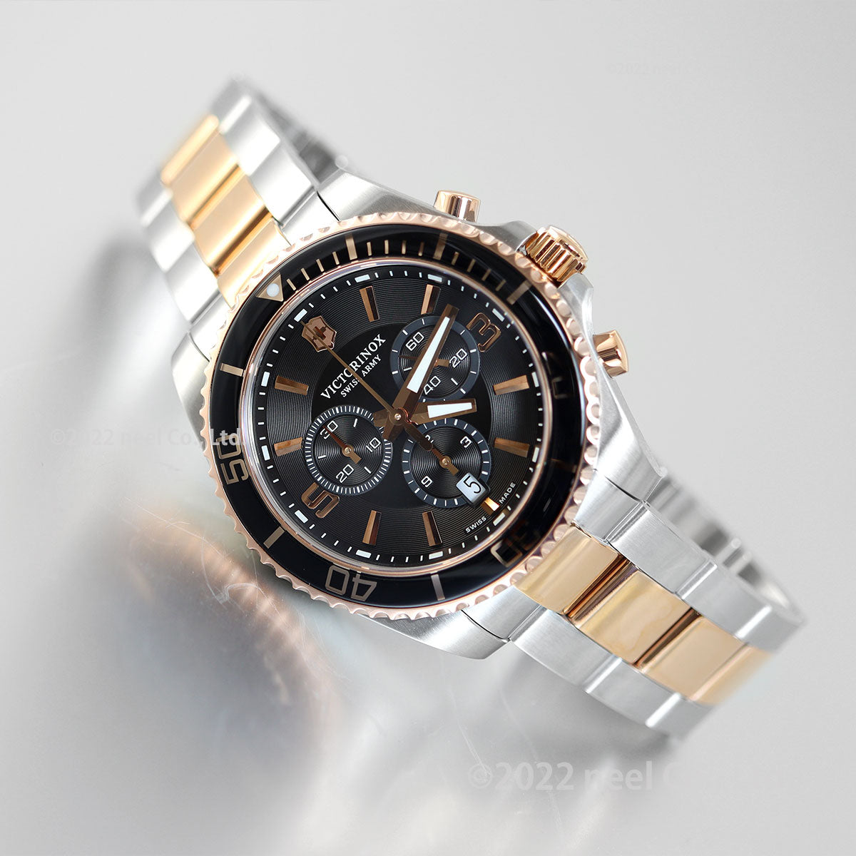 ビクトリノックス 時計 メンズ VICTORINOX 腕時計 241952 マーベリック クロノグラフ Maverick Chronograph ブラック