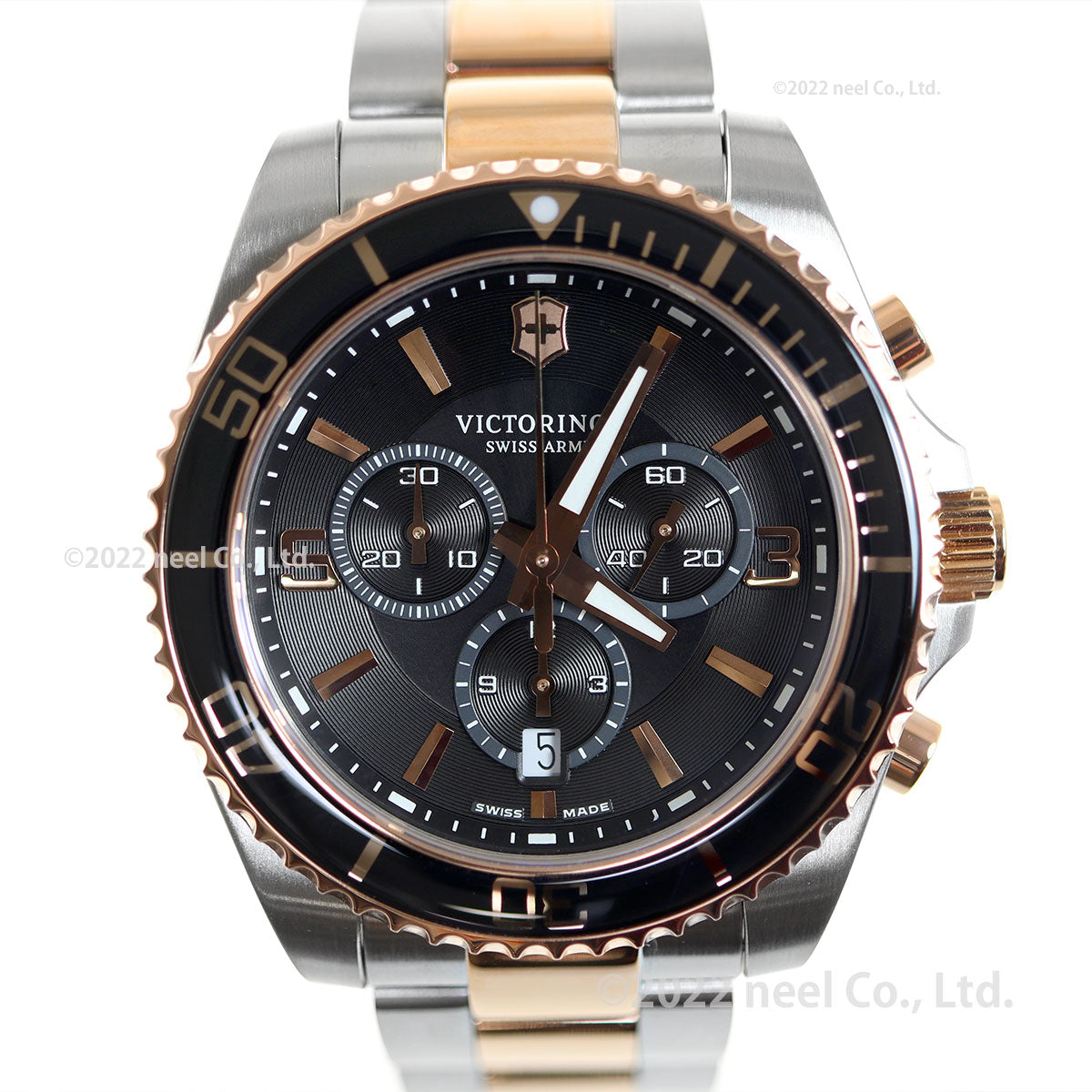 ビクトリノックス 時計 メンズ VICTORINOX 腕時計 241952 マーベリック クロノグラフ Maverick Chronograph ブラック