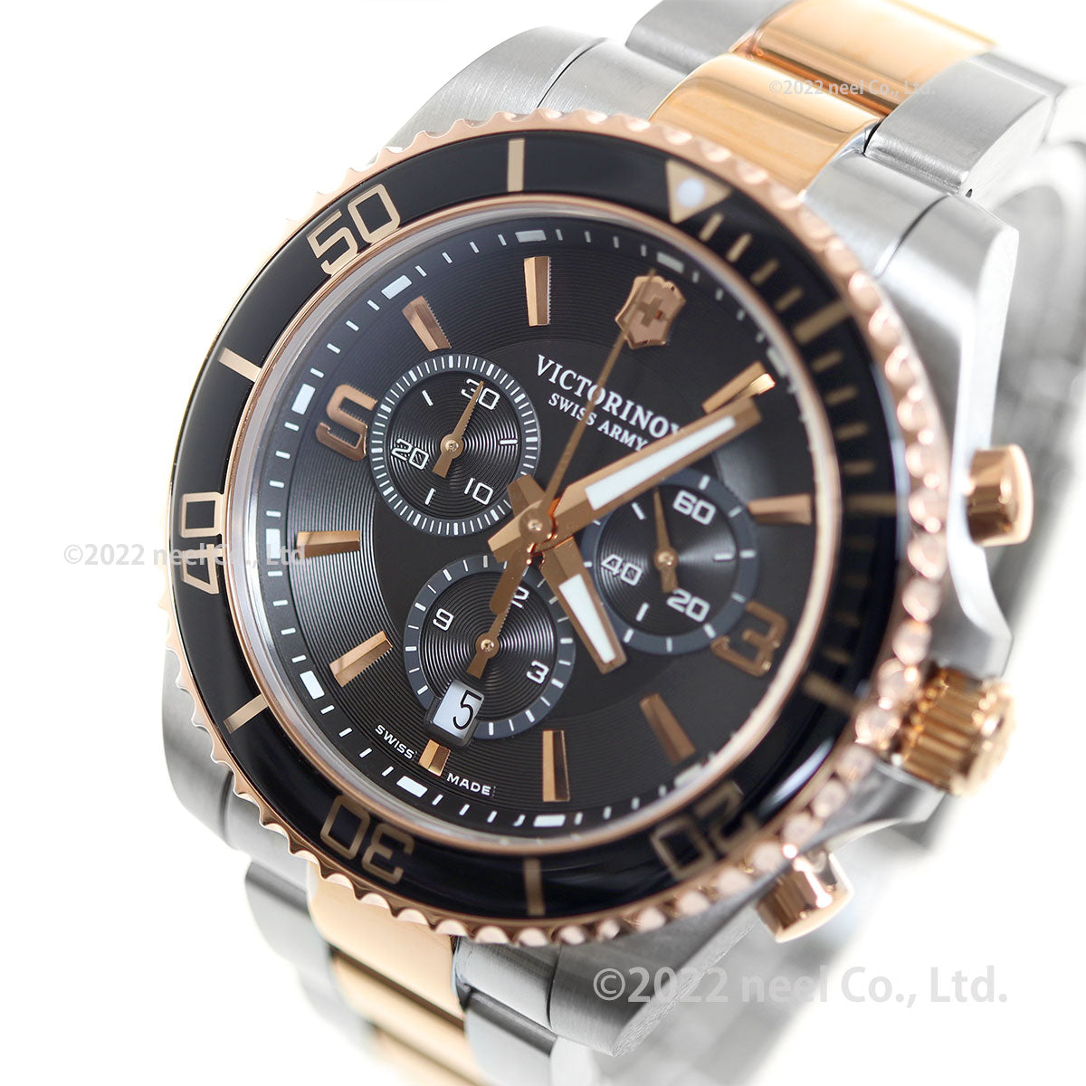 ビクトリノックス 時計 メンズ VICTORINOX 腕時計 241952 マーベリック クロノグラフ Maverick Chronograph ブラック