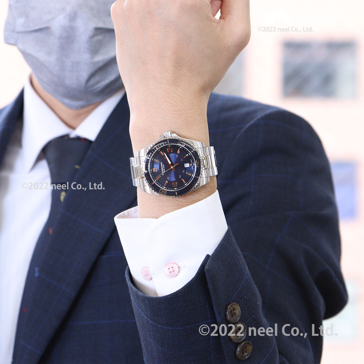 ビクトリノックス 時計 メンズ VICTORINOX 腕時計 242007 マーベリック ラージ Maverick Large ブルー