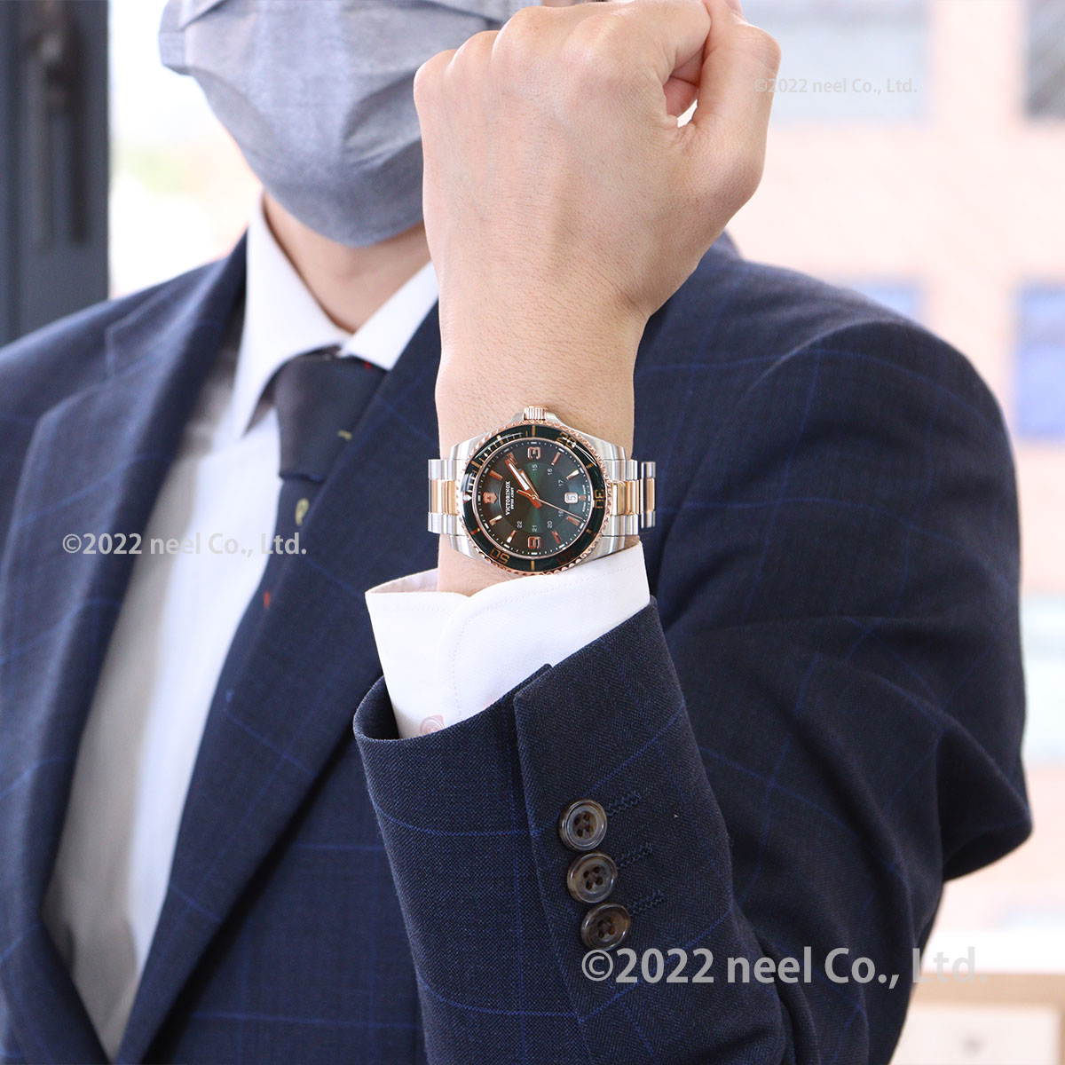 ビクトリノックス 時計 メンズ VICTORINOX 腕時計 242008 マーベリック ラージ Maverick Large グリーン