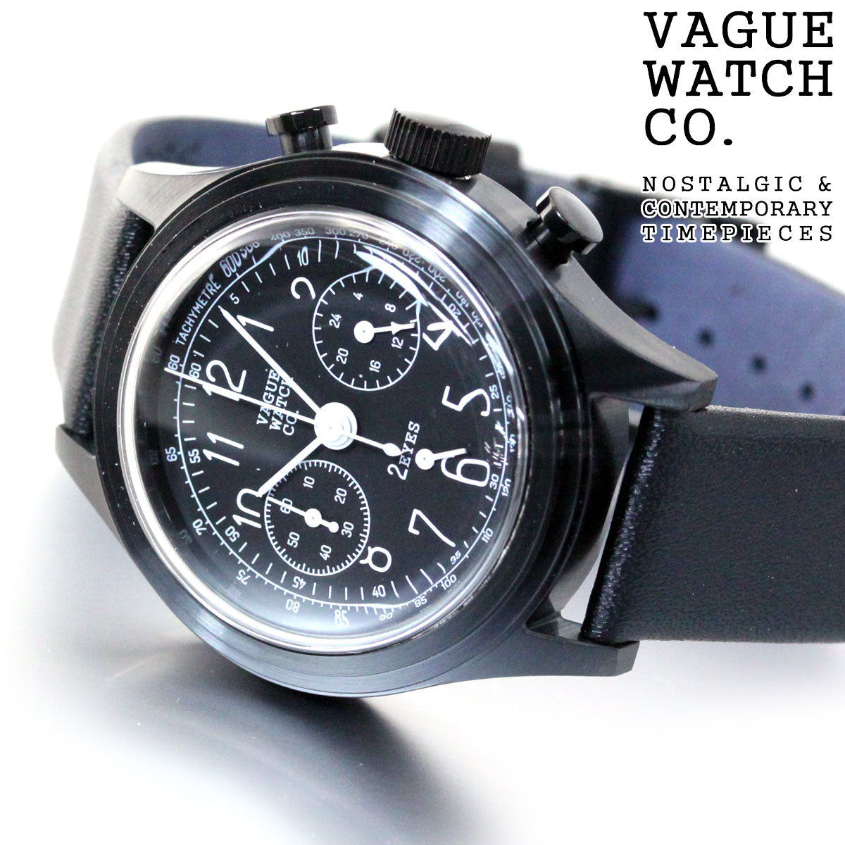 限定品安い新品 VAGUE WATCH 2EYES クロノグラフ 38mm 時計