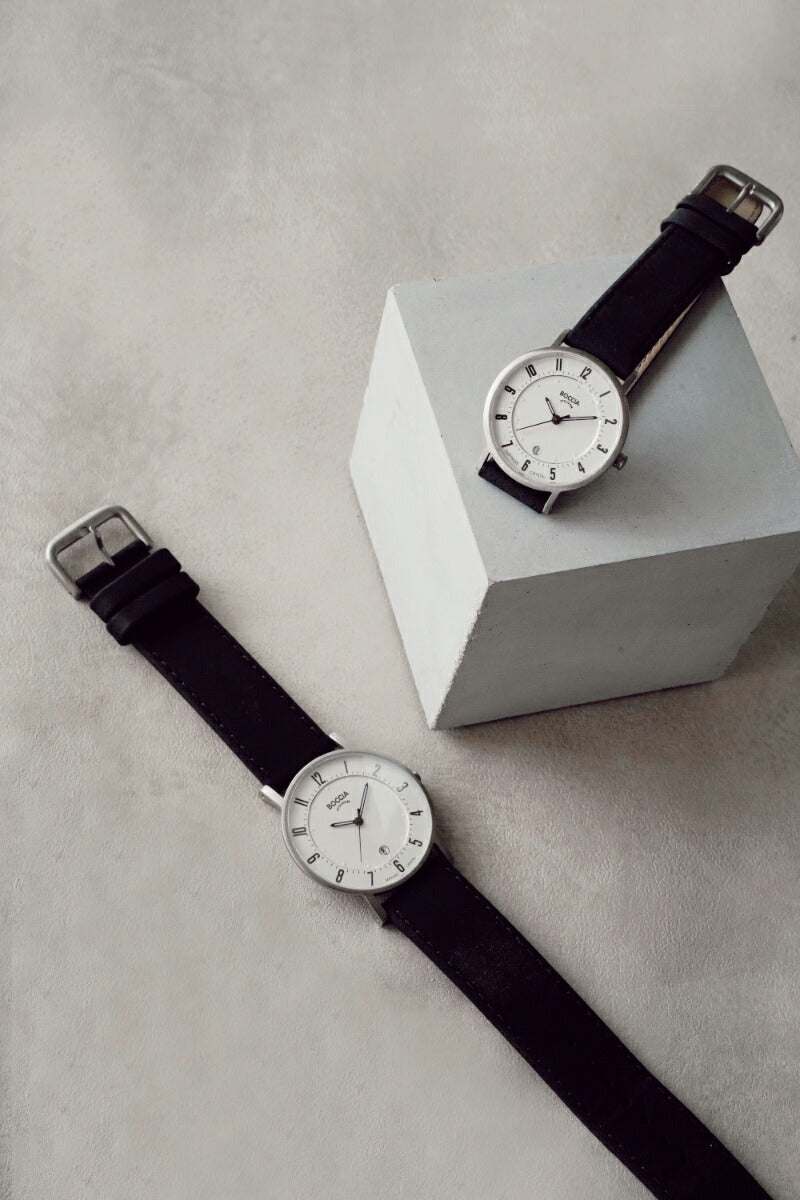 ボッチア チタニウム BOCCIA TITANIUM 腕時計 メンズ Slim Collection 3533-03