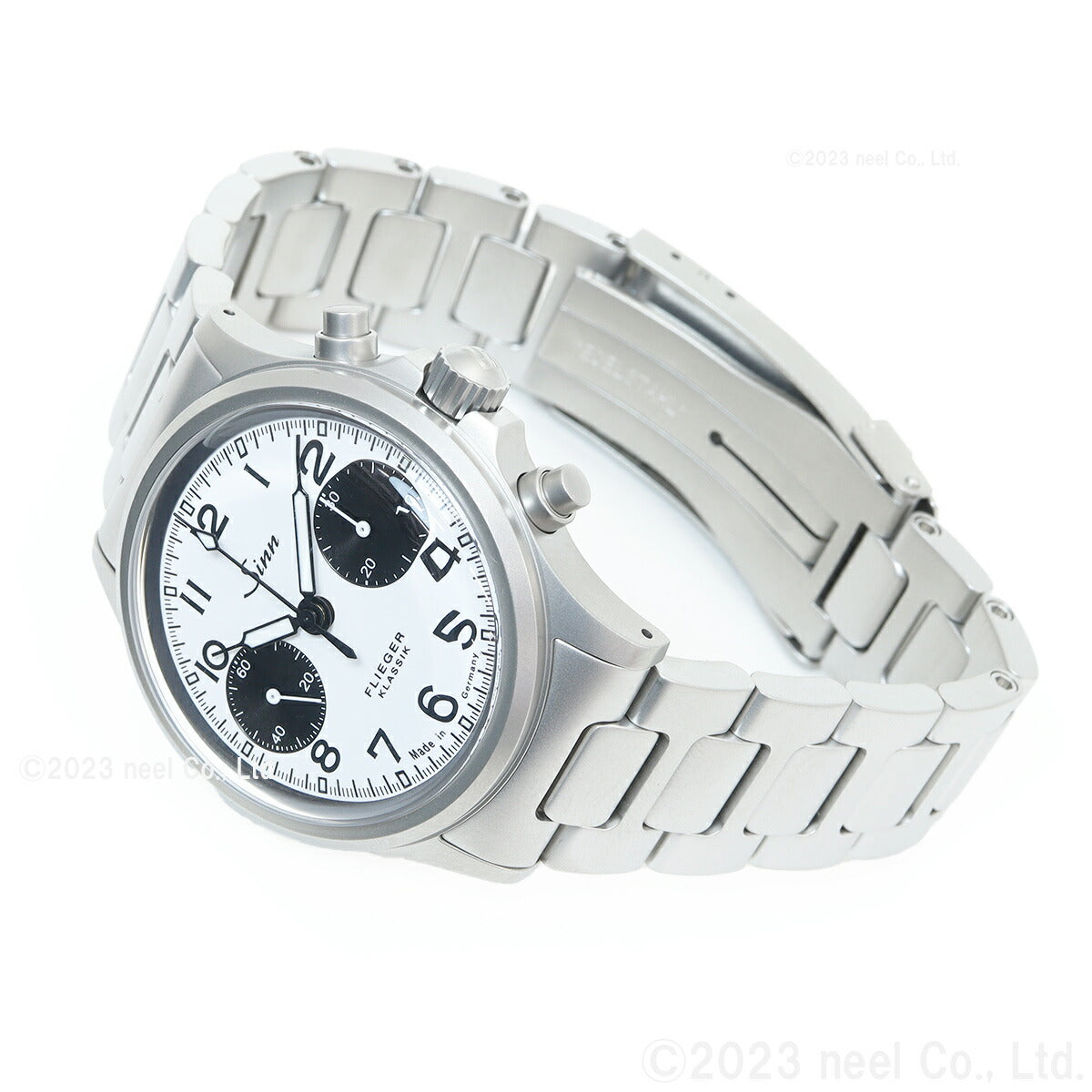 Sinn ジン 356.FLIEGER.KLASSIK.W 自動巻き 腕時計 メンズ Instrument Chronographs インストゥルメント クロノグラフ フリーガー ステンレスバンド ドイツ製【60回分割手数料無料!】