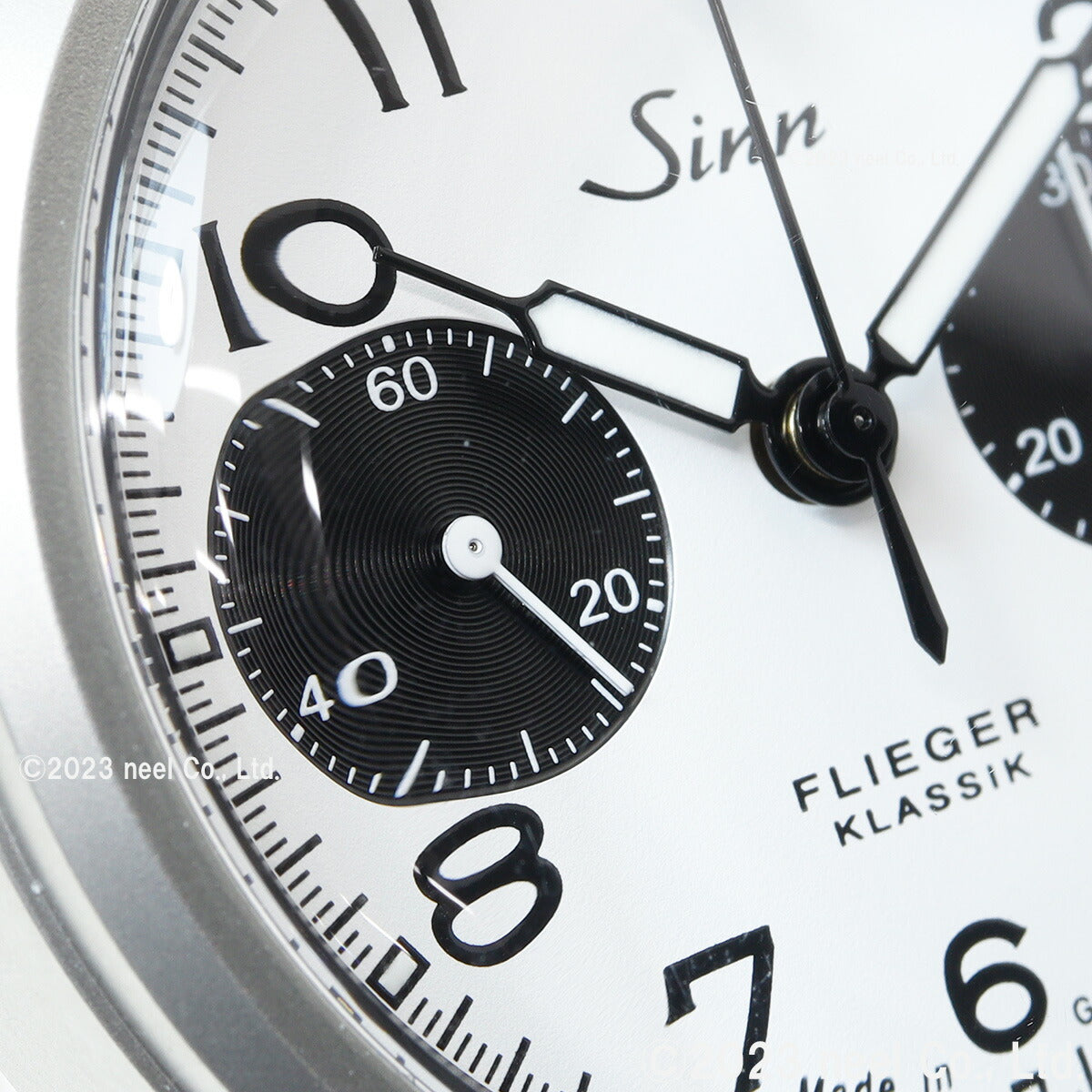 Sinn ジン 356.FLIEGER.KLASSIK.W 自動巻き 腕時計 メンズ Instrument Chronographs インストゥルメント クロノグラフ フリーガー ステンレスバンド ドイツ製【60回分割手数料無料!】