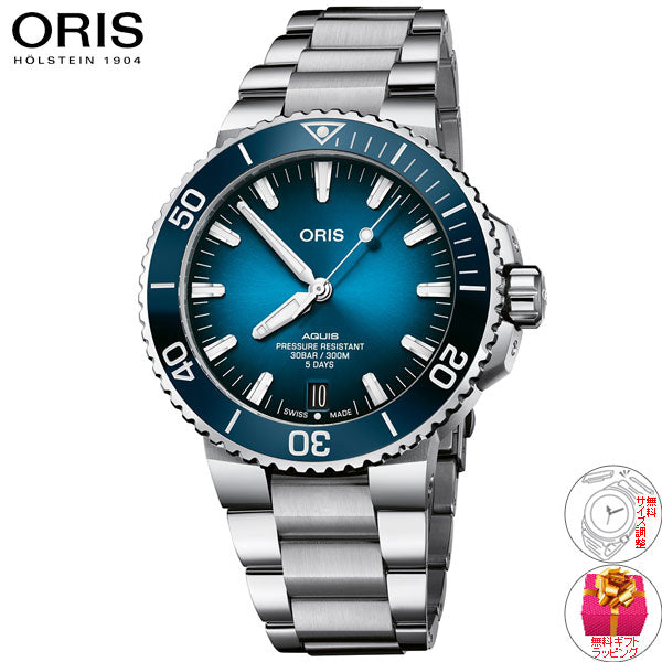 オリス ORIS アクイスデイト キャリバー400 AQUIS DATE ダイバーズウォッチ 腕時計 メンズ 自動巻き 01 400 7763 4135-07 8 24 09PEB【60回分割手数料無料!】