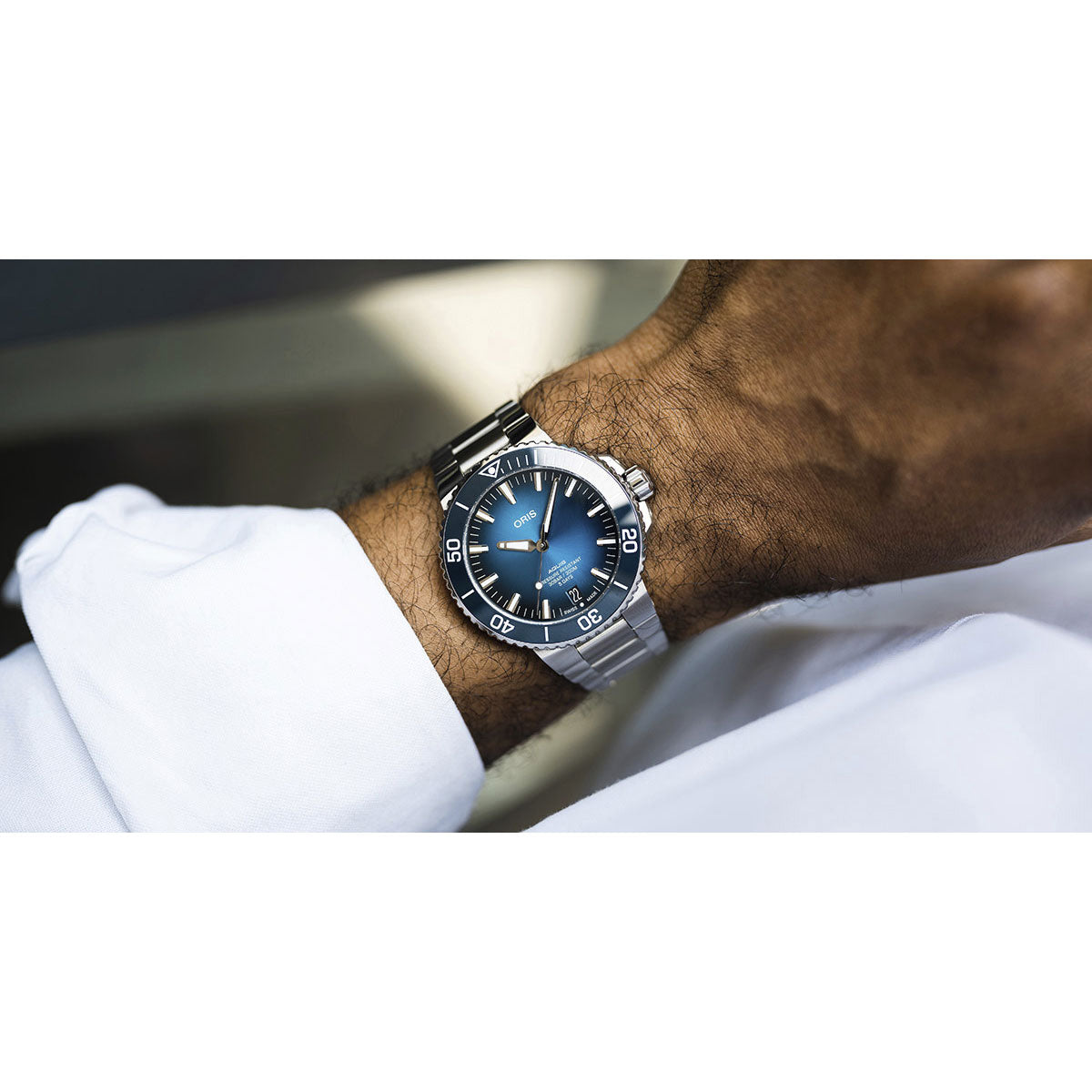 オリス ORIS アクイスデイト キャリバー400 AQUIS DATE ダイバーズウォッチ 腕時計 メンズ 自動巻き 01 400 7763 4135-07 8 24 09PEB【60回分割手数料無料!】