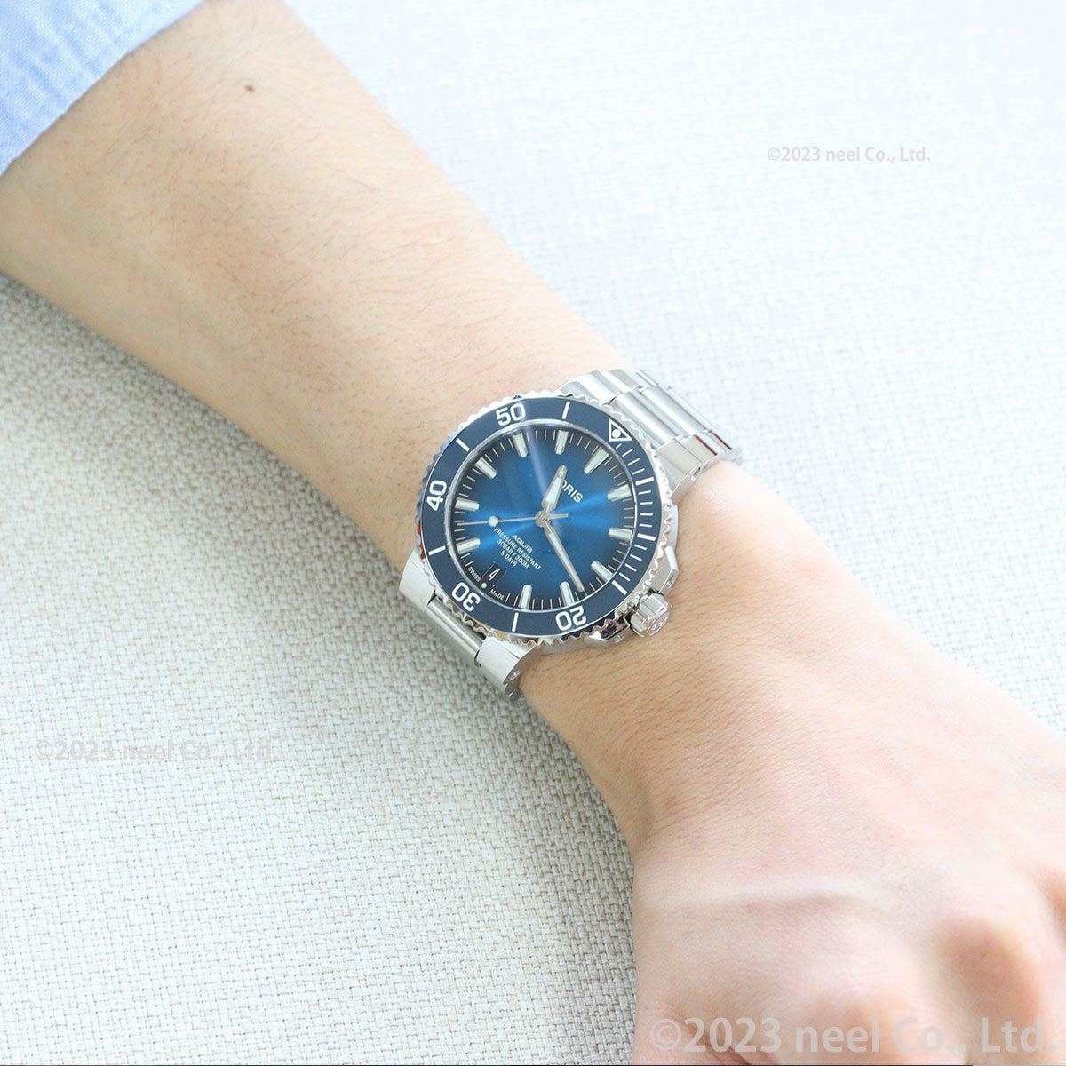 オリス ORIS アクイスデイト キャリバー400 AQUIS DATE ダイバーズウォッチ 腕時計 メンズ 自動巻き 01 400 7763 4135-07 8 24 09PEB【60回分割手数料無料!】