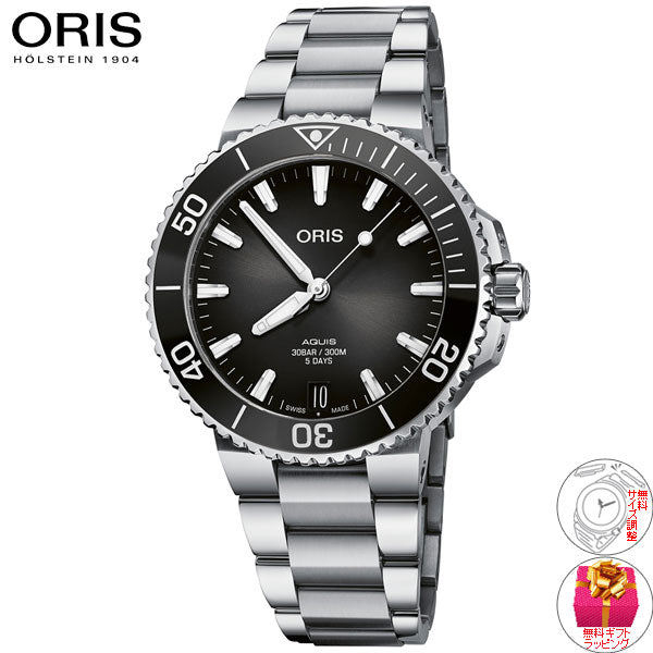 オリス ORIS アクイスデイト キャリバー400 AQUIS DATE ダイバーズウォッチ 腕時計 メンズ 自動巻き 01 400 7769 4154-07 8 22 09PEB【60回分割手数料無料!】