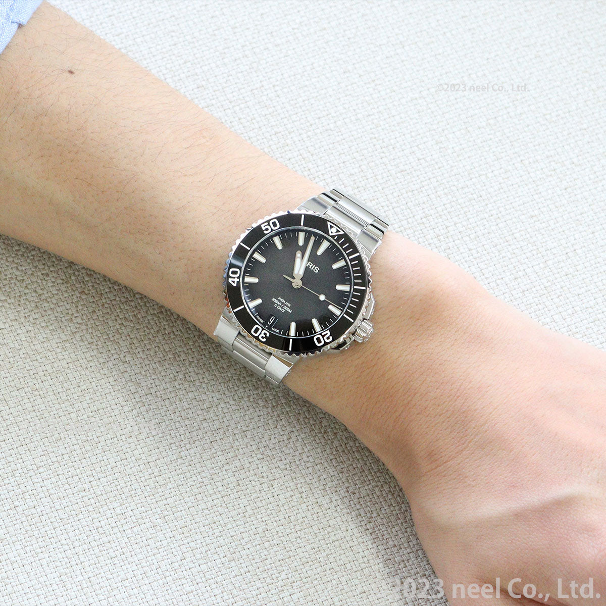 オリス ORIS アクイスデイト キャリバー400 AQUIS DATE ダイバーズウォッチ 腕時計 メンズ 自動巻き 01 400 7769 4154-07 8 22 09PEB【60回分割手数料無料!】