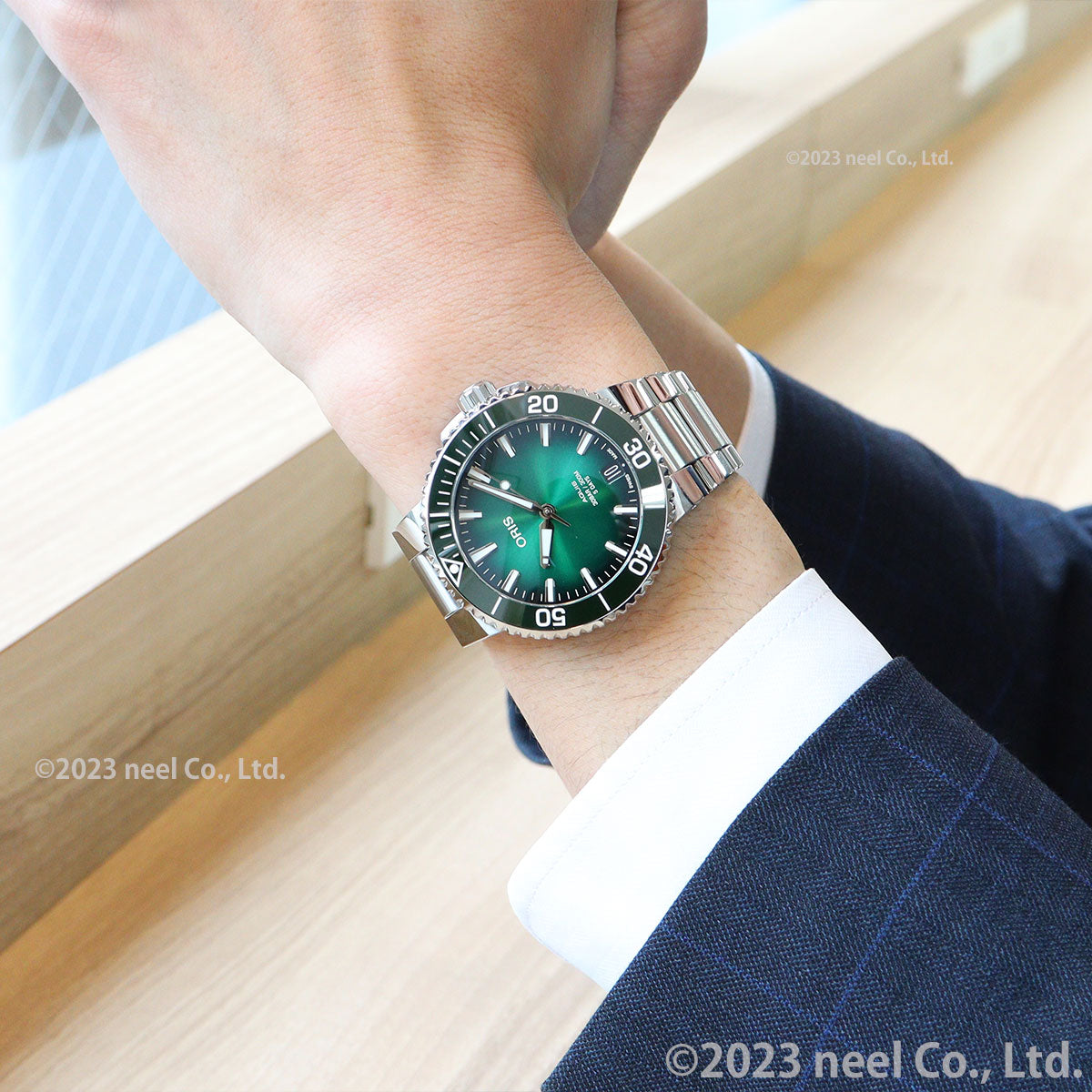 オリス ORIS アクイスデイト キャリバー400 AQUIS DATE ダイバーズウォッチ 腕時計 メンズ 自動巻き 01 400 7769 4157-07 8 22 09PEB【60回分割手数料無料!】
