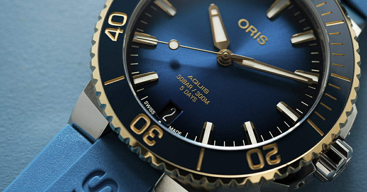 オリス ORIS アクイスデイト キャリバー400 バイカラー AQUIS DATE ダイバーズウォッチ 腕時計 メンズ 自動巻き 01 400 7769 6355-07 4 22 75FC【60回分割手数料無料!】