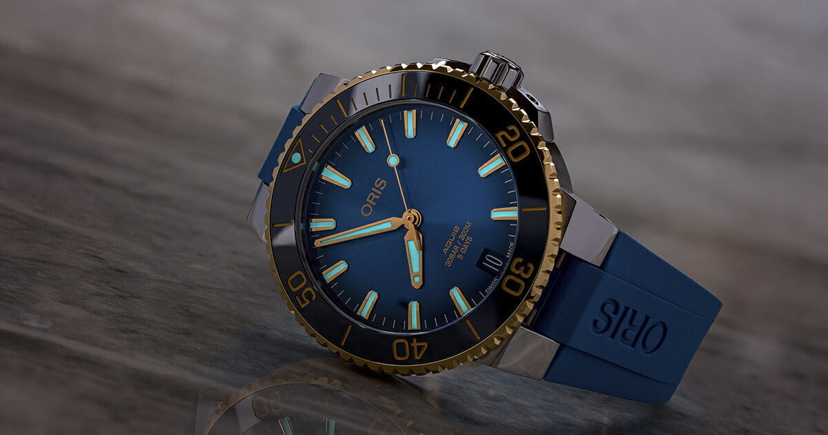 オリス ORIS アクイスデイト キャリバー400 バイカラー AQUIS DATE ダイバーズウォッチ 腕時計 メンズ 自動巻き 01 400 7769 6355-07 4 22 75FC【60回分割手数料無料!】