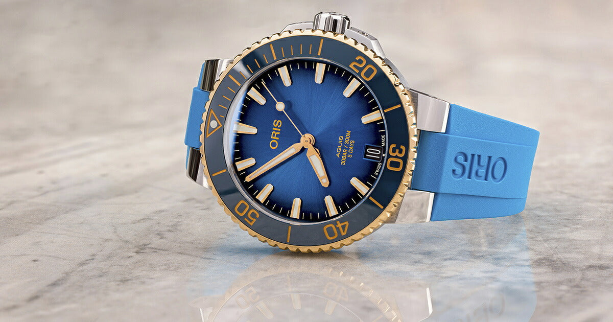 オリス ORIS アクイスデイト キャリバー400 バイカラー AQUIS DATE ダイバーズウォッチ 腕時計 メンズ 自動巻き 01 400 7769 6355-07 4 22 75FC【60回分割手数料無料!】
