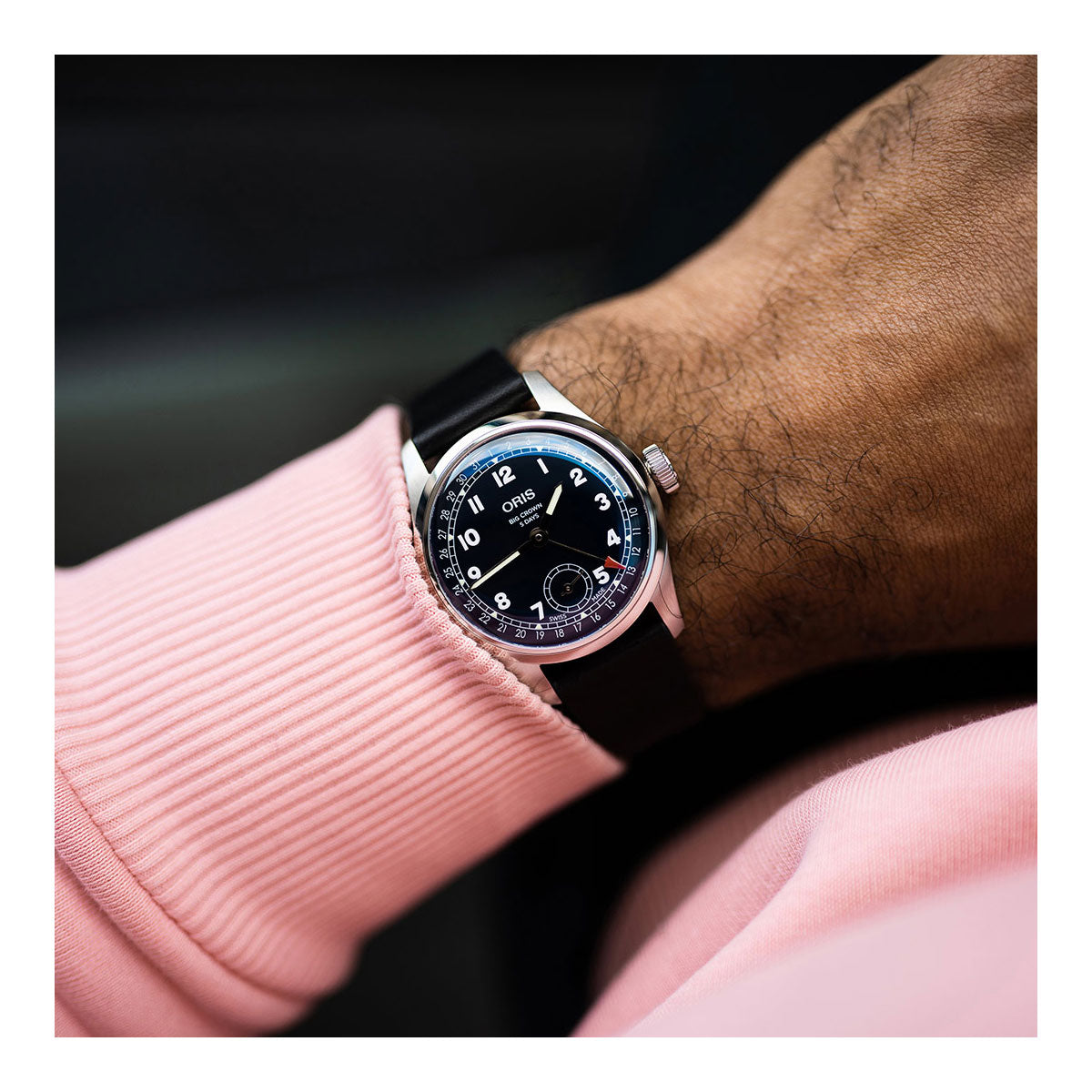 オリス ORIS ビッグクラウン ポインターデイト キャリバー403 BIG CROWN 腕時計 メンズ 自動巻き 01 403 7776 4065-07 5 19 11【60回分割手数料無料!】