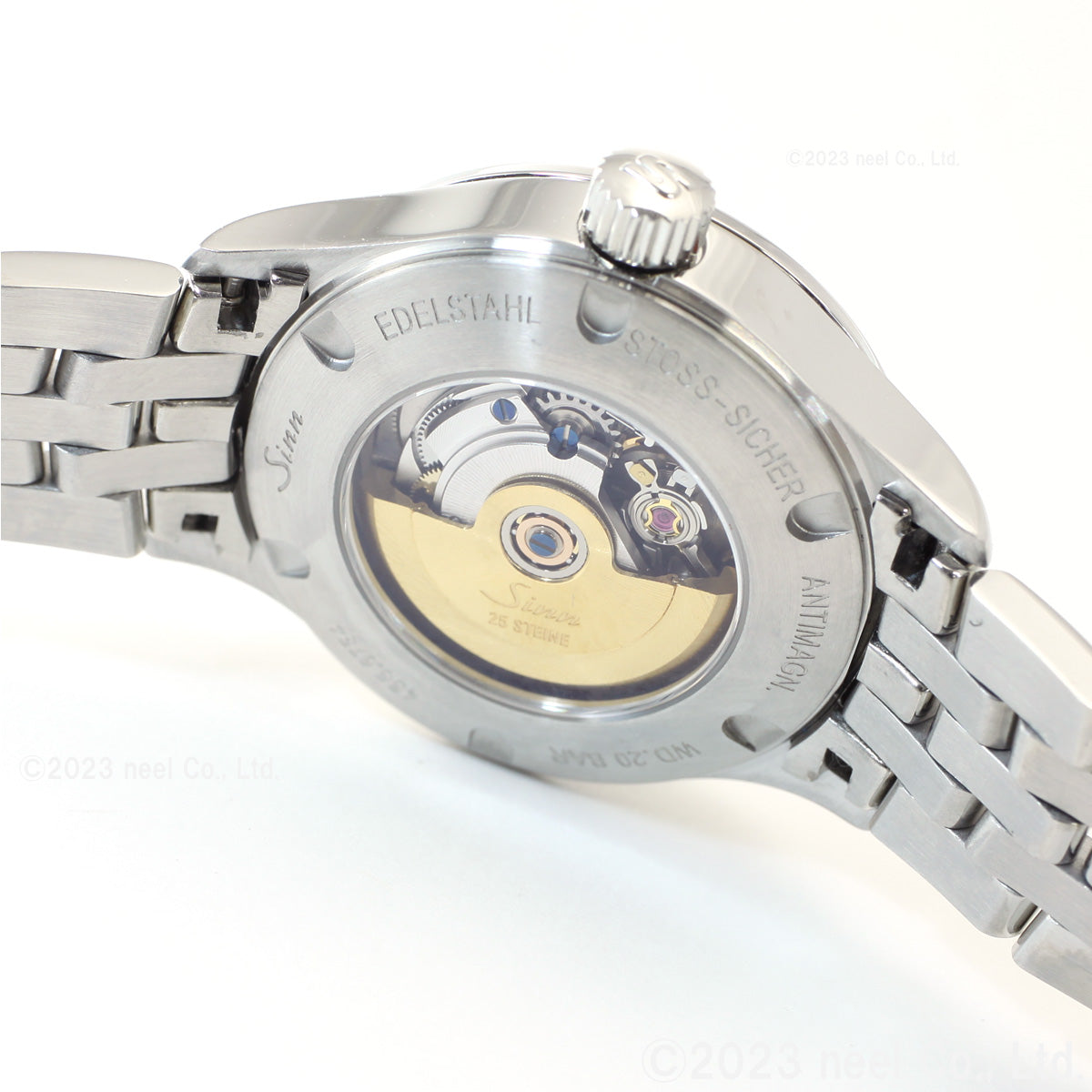 Sinn ジン 456.ST.Perlmutt.W 自動巻き レディース Ladies Watches レディースウォッチ ステンレスバンド ドイツ製【60回分割手数料無料!】