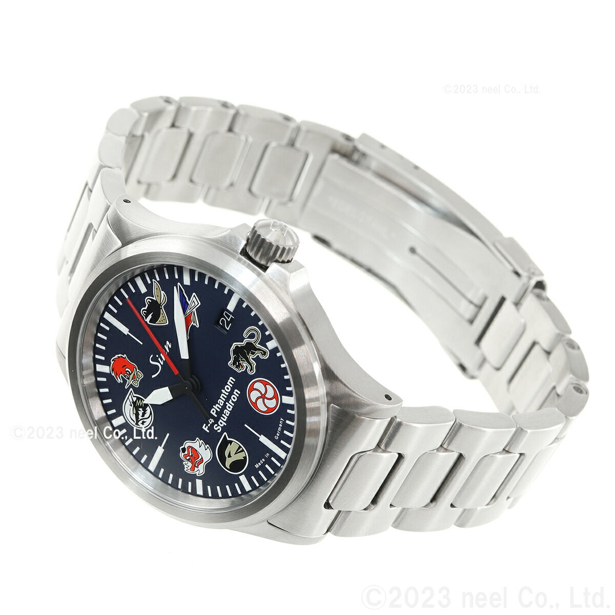 Sinn ジン 556.F-4.II 自動巻き ファントム 日本限定モデル 腕時計 メンズ JAPAN Limited パイロットウォッチ ステンレスバンド ドイツ製【60回分割手数料無料!】