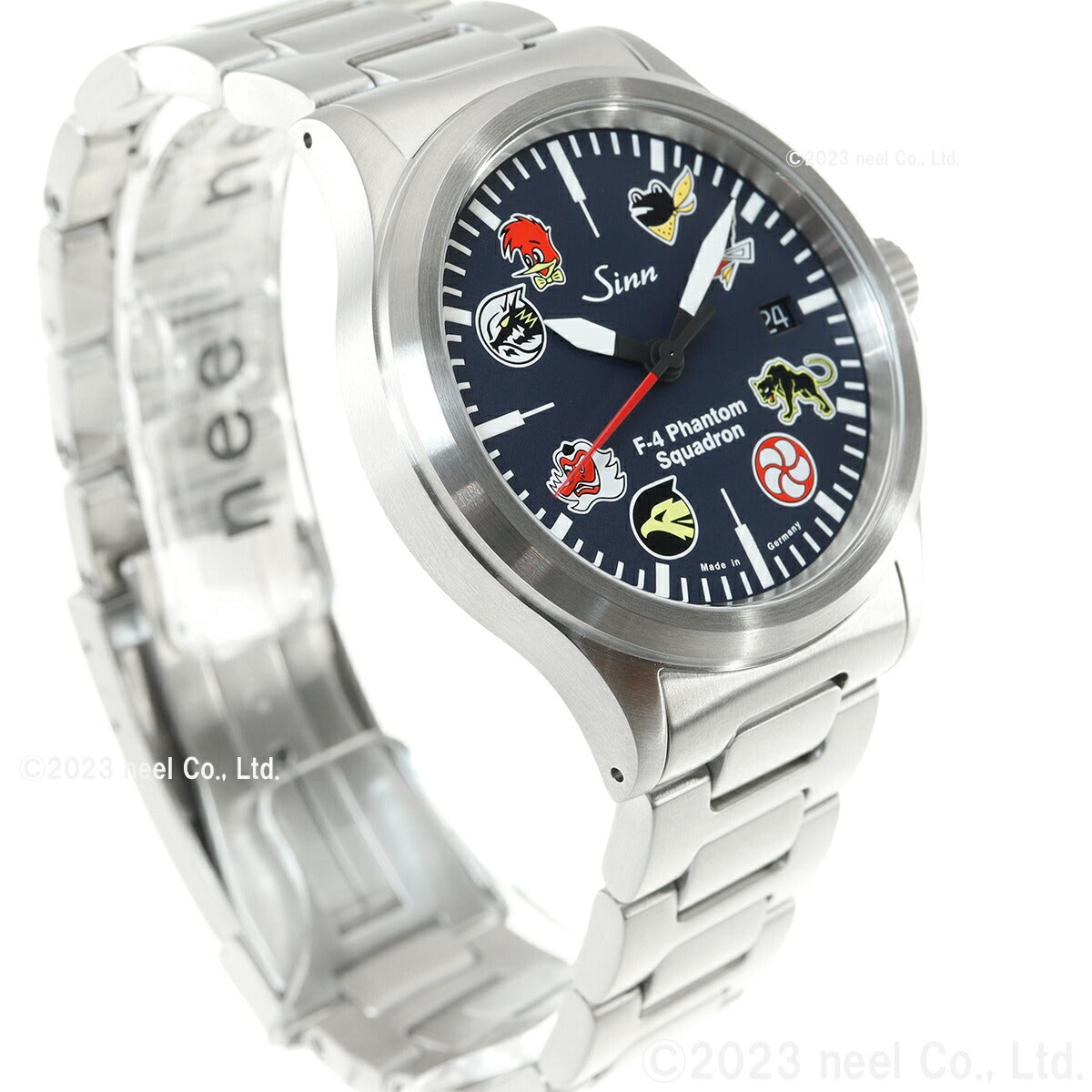 Sinn ジン 556.F-4.II 自動巻き ファントム 日本限定モデル 腕時計 メンズ JAPAN Limited パイロットウォッチ ステンレスバンド ドイツ製【60回分割手数料無料!】