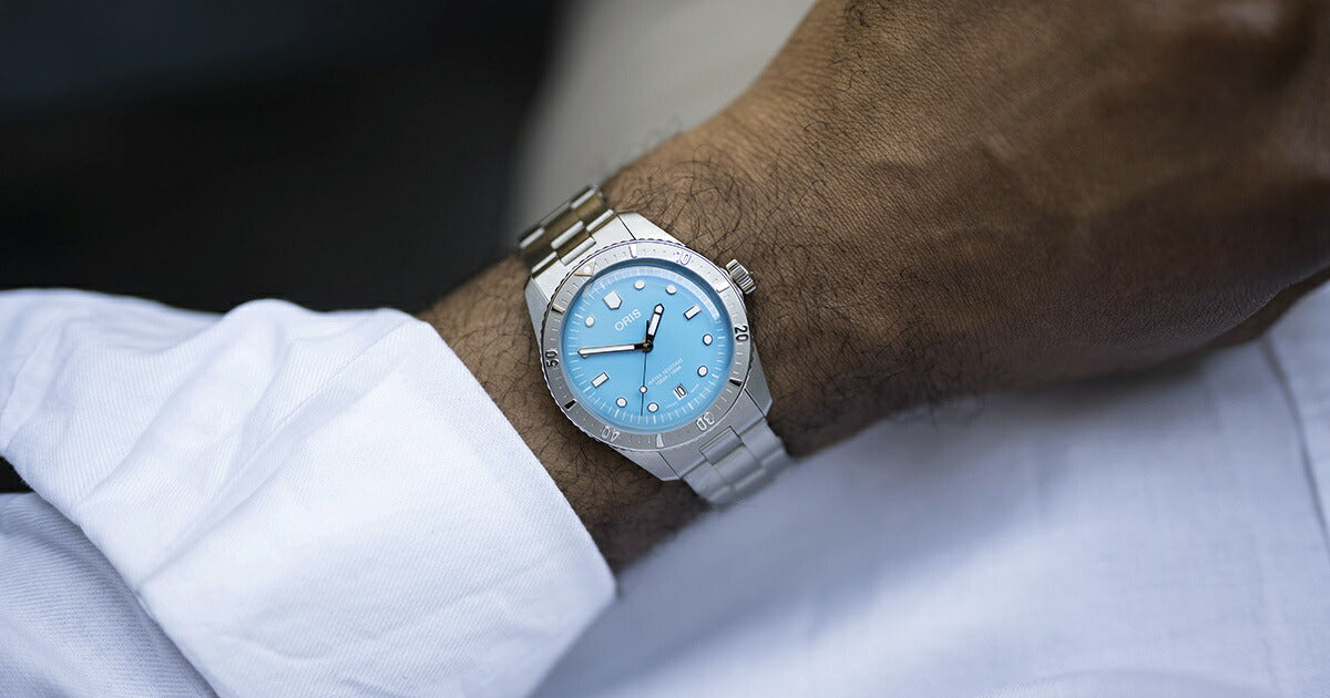 オリス ORIS ダイバーズ65 コットンキャンディ 腕時計 メンズ レディース 自動巻き 01 733 7771 4055-07 8 19 18【60回分割手数料無料!】