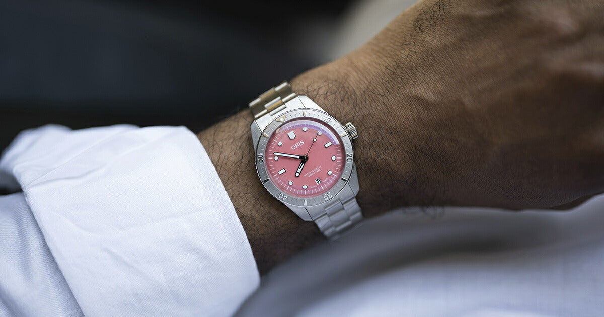 オリス ORIS ダイバーズ65 コットンキャンディ 腕時計 メンズ レディース 自動巻き 01 733 7771 4058-07 8 19 18【60回分割手数料無料!】