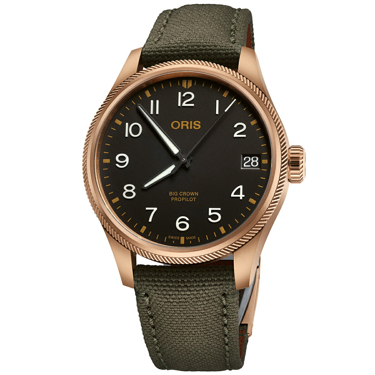 オリス ORIS ビッグクラウン プロパイロット ビッグデイト ブロンズ BIG CROWN PROPILOT BIG DATE 腕時計 メンズ 自動巻き 01 751 7761 3164-07 3 2003BRLC【60回分割手数料無料!】