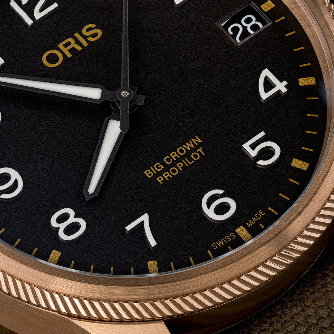 オリス ORIS ビッグクラウン プロパイロット ビッグデイト ブロンズ BIG CROWN PROPILOT BIG DATE 腕時計 メンズ 自動巻き 01 751 7761 3164-07 3 2003BRLC【60回分割手数料無料!】