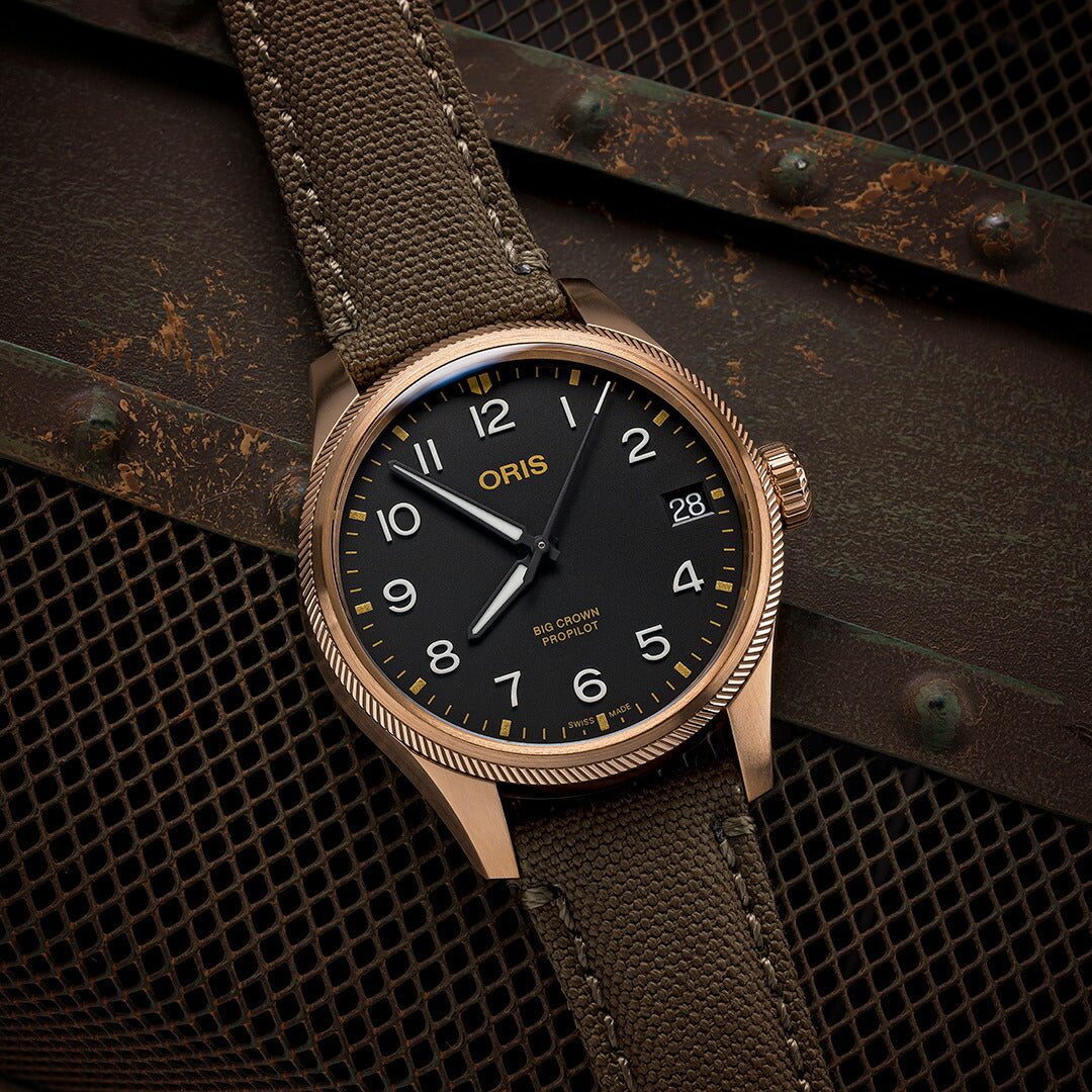 オリス ORIS ビッグクラウン プロパイロット ビッグデイト ブロンズ BIG CROWN PROPILOT BIG DATE 腕時計 メンズ 自動巻き 01 751 7761 3164-07 3 2003BRLC【60回分割手数料無料!】