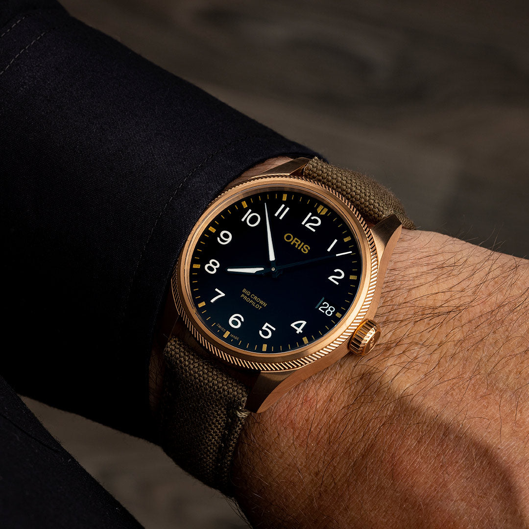 オリス ORIS ビッグクラウン プロパイロット ビッグデイト ブロンズ BIG CROWN PROPILOT BIG DATE 腕時計 メンズ 自動巻き 01 751 7761 3164-07 3 2003BRLC【60回分割手数料無料!】